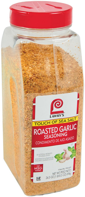 로리스 바다 소금 한 꼬집 구운 마늘 시즈닝 24.5 온스 Lawry's Roasted Garlic Seasoning with a Touch of Sea Salt 24.5 oz, 1개