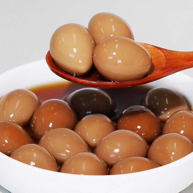 [세이브밀] 달콤짭짤 탱글탱글한 국내산 수제 메추리알 장조림 간편 반찬 소포장, 3개, 250g