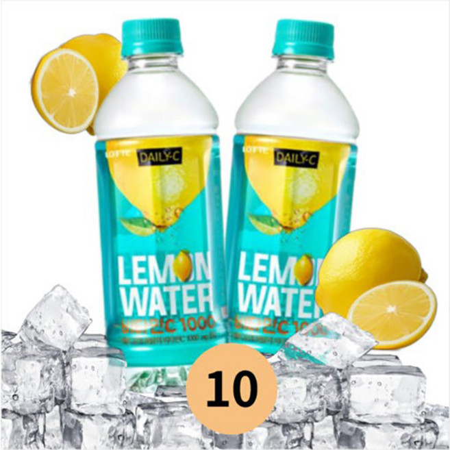 데일리C 레몬워터 500ml, 10개