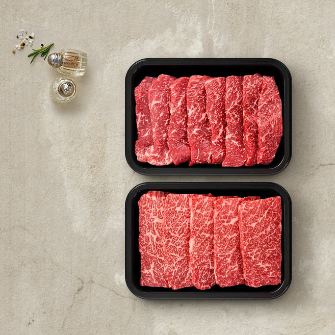 [투뿔한소] 한우 1++등급 보섭살 200g+특수부위 200g, 1개, 200g