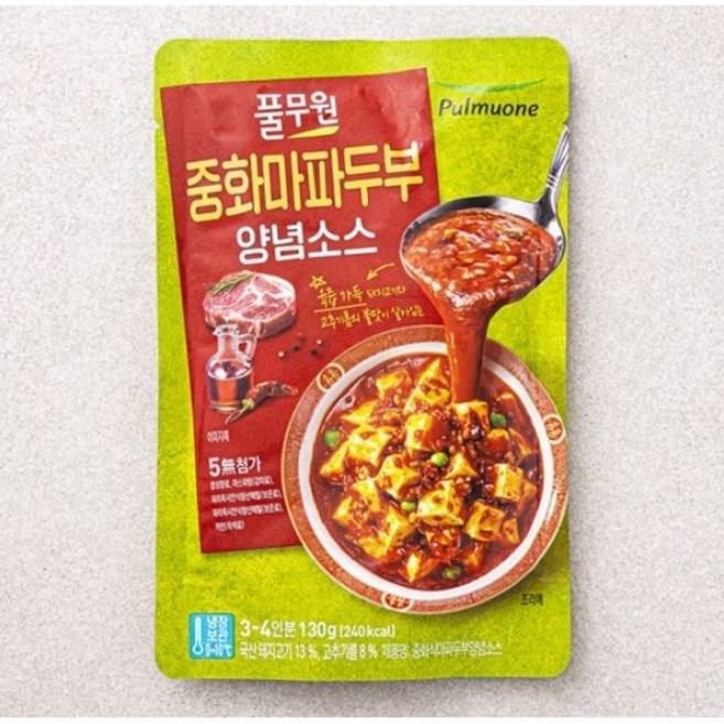 풀무원 중화마파두부 양념소스, 30개, 130g