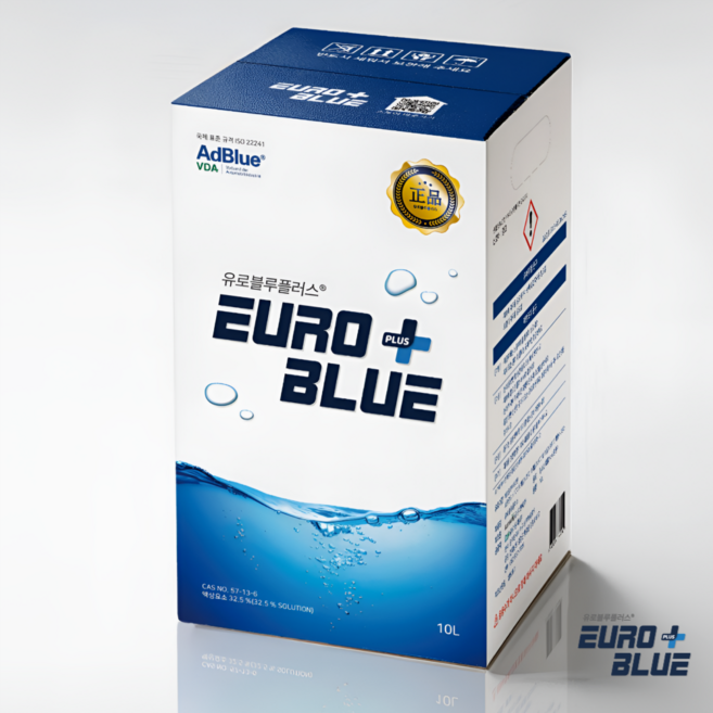 [유로블루플러스] 프리미엄 요소수 차량용 10L 국산차 수입차 디젤 경유 Adblue인증, 1개
