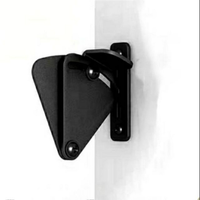 穀倉門鎖 門扣 黑色碳鋼, 1個