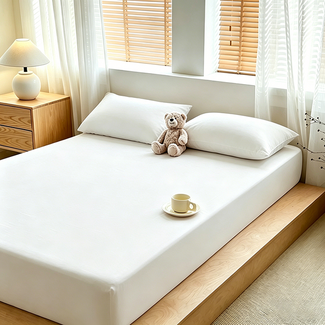 소리프 순면 사계절 매트리스 커버 부드러움 통기성