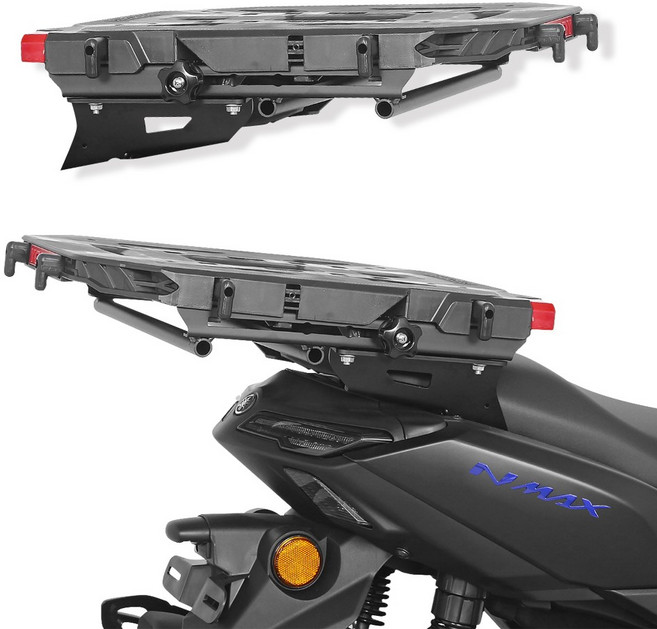 HARDY 야마하 엔맥스125 155 21년-26년 3단고정 슬라이드캐리어 탑박스브라켓, 1개
