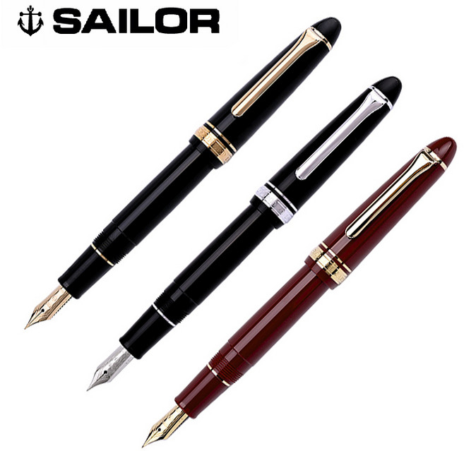 세일러 만년필 프로피트 캐주얼 [색상 선택], 블랙 은장, MS(MUSIC촉)