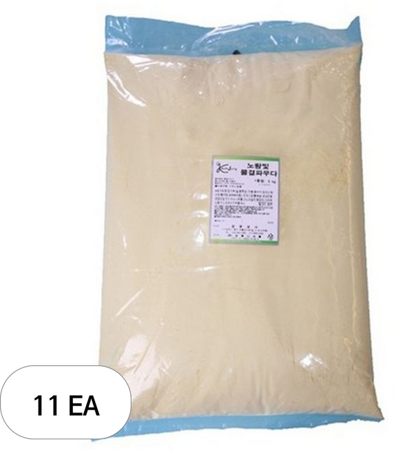 뫼루니식품 노랑빛 물결파우다, 5kg, 11개