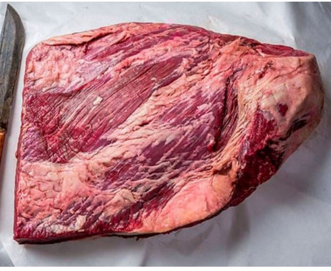 호주산 소고기 차돌양지 원육 차돌박이 브리스킷 텍사스 바베큐 캠핑 구이 고기 냉동, 5kg 기름제거(덩어리), 1개