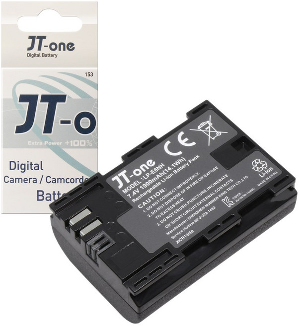 제이티원 캐논 LP-E6NH 호환배터리 5D Mark2 Mark3