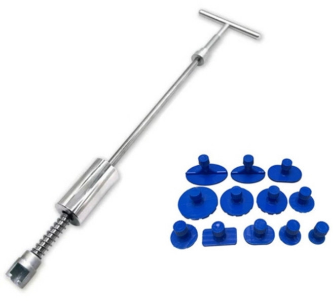 2 in1 차량 슬라이딩 덴트 18pcs 굴루탭 세트 문콕수리 외형복원 - 손쉬운 차량 외형 복원을 위한 전문 수리 도구, 1세트