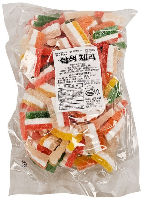 가보 삼색제리 1kg, 1개