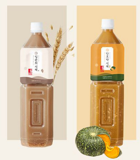 임순희 식혜 냉동1.5L 2병 + 단호박식혜 냉장1.5L 1병, 3개, 1.5ml