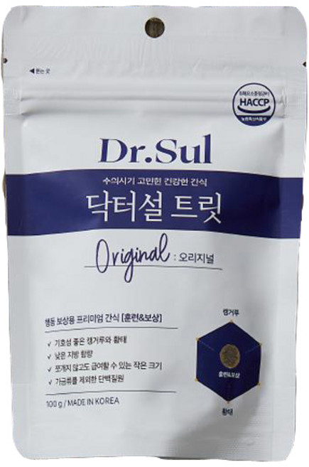 핏펫 닥터설 트릿 강아지간식 80g, 오리지널, 2개