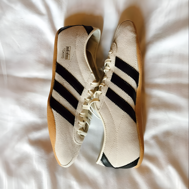 아디다스 도쿄 스웨이드 베이지 블랙 COCOBLANK 양말증정