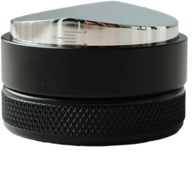 원두걸스 레벨링툴 눈금형 V타입 커피 디스트리뷰터 distributer leveling tool, 53mm