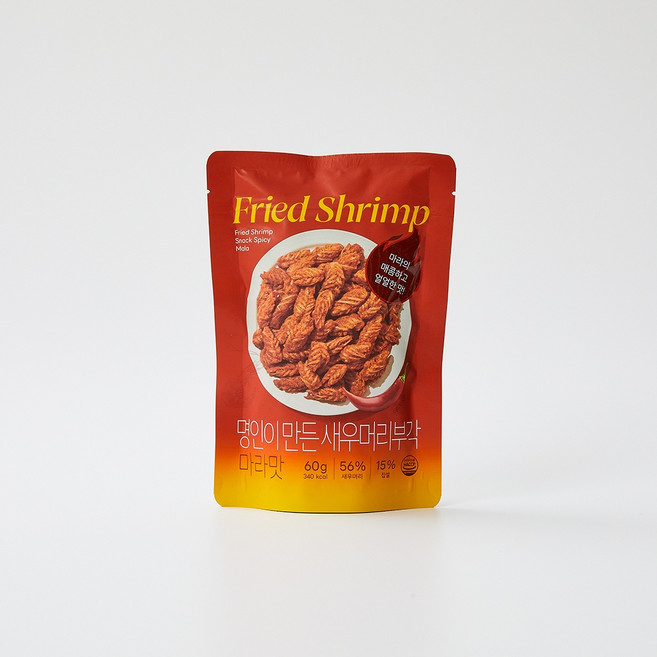 모던하우스 명인이 만든 새우머리부각 마라맛, 1개, 60g