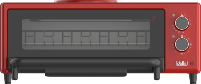 [델키] 생선구이 오븐 DKT-101 수량한정, 레드
