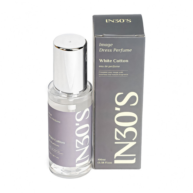 인써티 오드퍼퓸 섬유 향수 드레스퍼퓸, 15.화이트코튼, 100ml, 1개