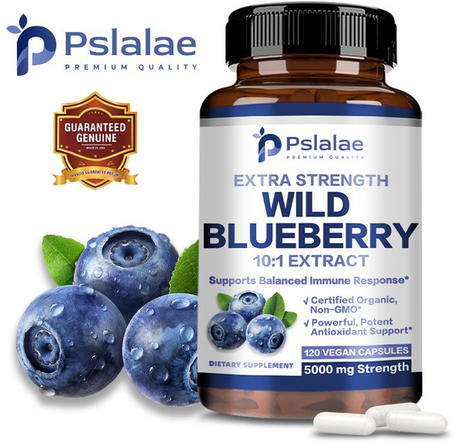 Pslalae 野生藍莓10:1萃取膠囊, 240組