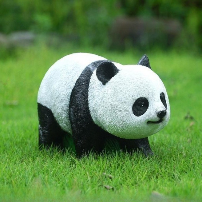 정원꾸미기 팬더 조형물 정원장식 인테리어 소품 야외 화단 마당 장식품 판다조형물 팬더조각상 8종, 팬더 2