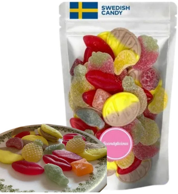 법스 스웨디시 캔디 비건 스웨덴 젤리, 1개, 454g