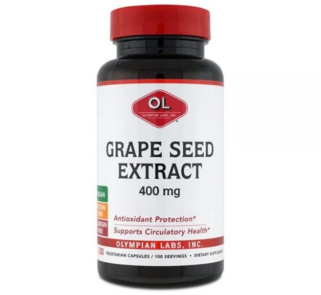 올리피안랩스 포도씨 추출물 400mg 캡슐 100정, 상품+알약케이스, 1개 - 쿠팡