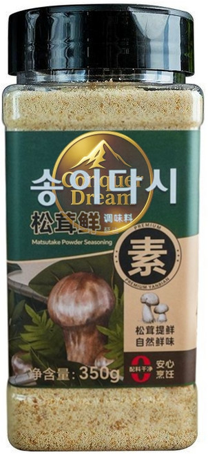 Conquer dream 송이버섯다시 장백산 버섯조미료 비건 다시조미료 350g, 1개
