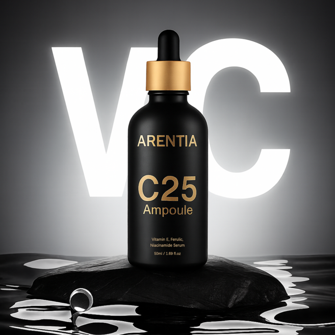 고함량 25%순수 비타민C 미백앰플 비타민 앰플 항산화 토닝 앰플 기미 잡티앰플 비타민 세럼 앰플 피부장벽, 1개, 50ml