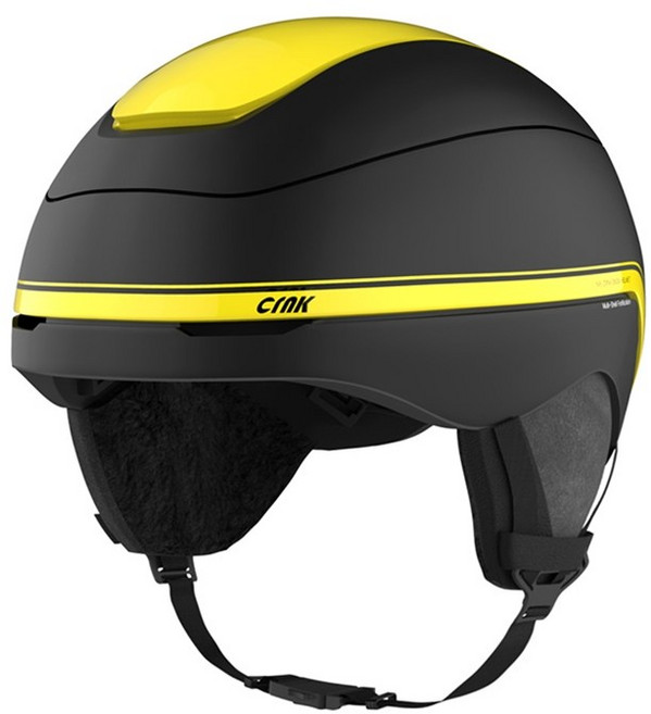 크랭크 스노우 헬멧 CRNK, NIX YELLOW, 1개
