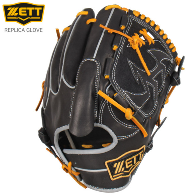 제트 선수 레플리카 글러브 이병헌 모델 12인치 투수 올라운드 글러브, 우투(오른손잡이용), 1개, 블랙