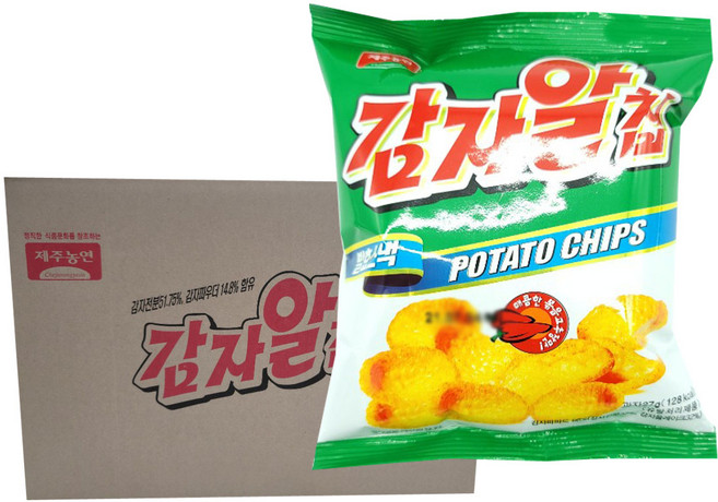 감자알칩 27gX40개, 1박스, 1.08kg