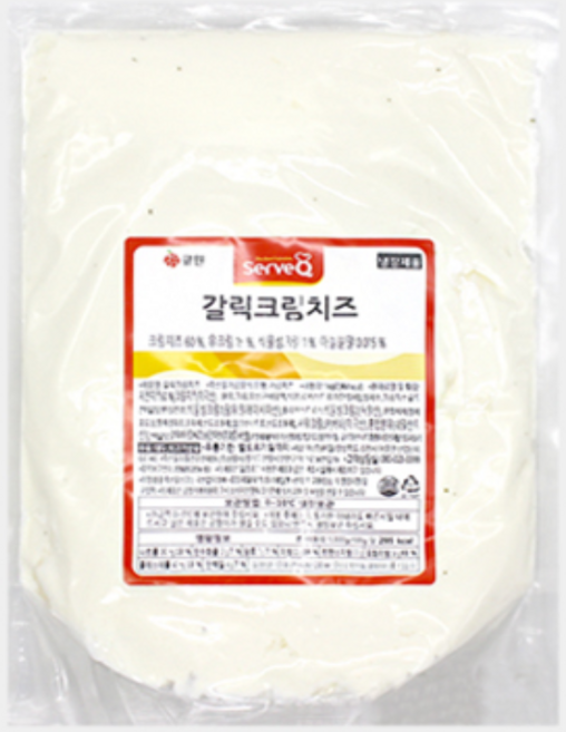 [업소용] 갈릭 크림 치즈 5kg x 3박스 베이글 빵, 15개, 1kg