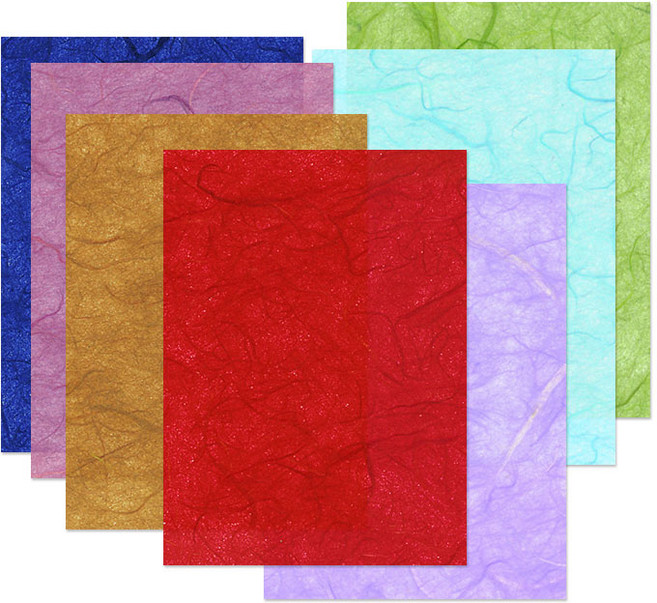 예한 [한지공예 수제한지 모음] 한지(순지), 색운용지 $BO4_1.빨강, 1장