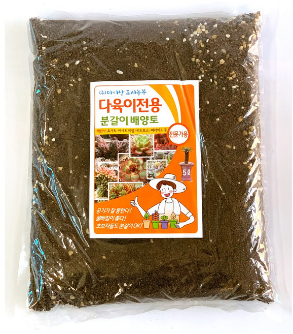 SN월드 다육이전용 분갈이흙 5L, 1개