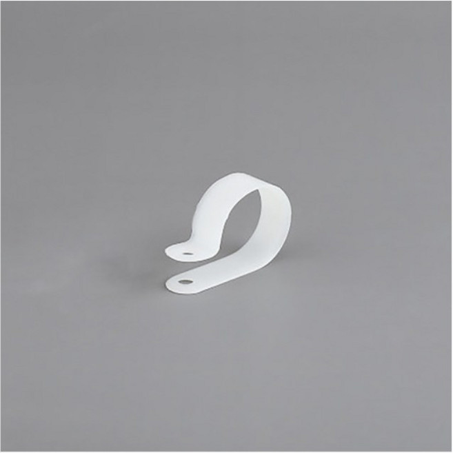 케이블 클램프 크램프 PVC 전선고정 전선정리 백색, 1개