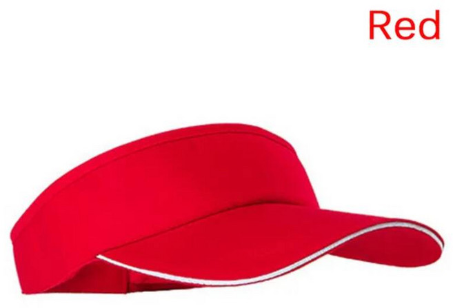 남자 남성 골프 모자 여자 여성 썬캡 버킷햇 빈 탑 바이저 캡 선 스크린 코튼 스냅 백 달리기 테니스 유니섹스 조절 가능 [호환], RD