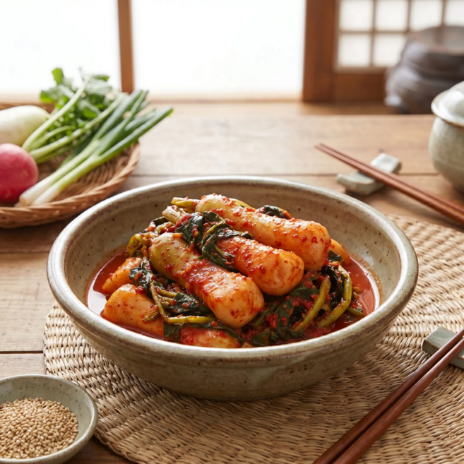 [전라도김치] 프리미엄 총각김치 갓김치 HACCP 인증, 1박스, 1kg