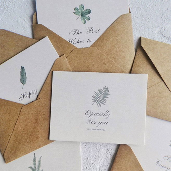 2.빈티지 테라피 크래프트 미니 메세지카드 6종 30P, 1세트, 30개입