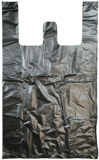 손잡이 마트 봉투 검정 비닐 봉지 비닐앤팩, 100개, 20L
