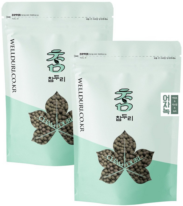 참두리 어자녹환 어성초자소엽녹차, 500g, 2개