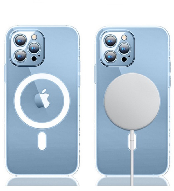 磁吸充電殼 iPhone 14 13 12 11 XS XR 透明防摔殼 支援 MagSafe