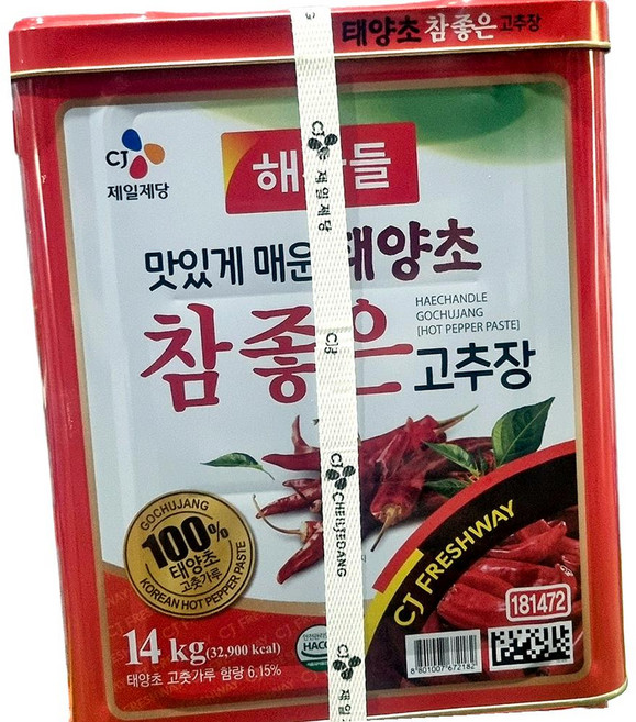 해찬들 참좋은고추장 14kg 전통발효, 1개