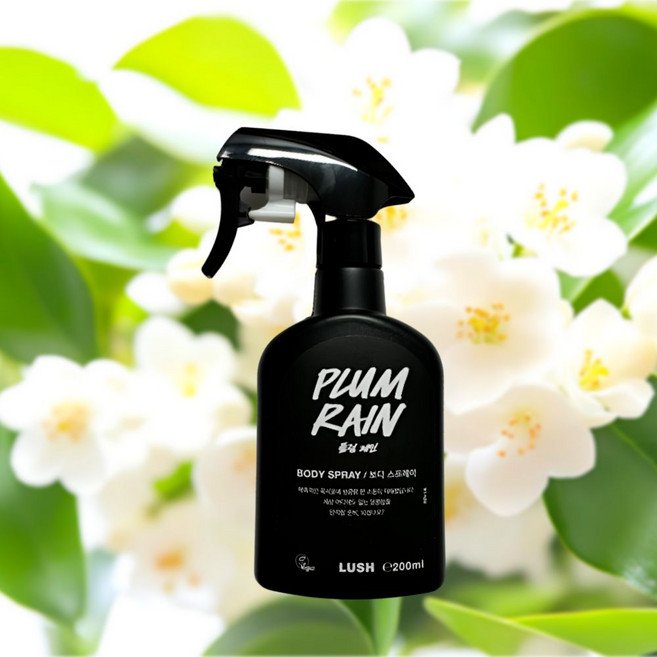 러쉬 플럼 레인 보디 스프레이, 200ml, 1개