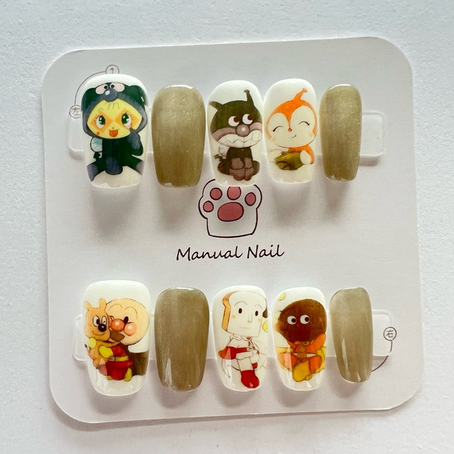 Manual Nail 麵包超人穿戴甲, 1個