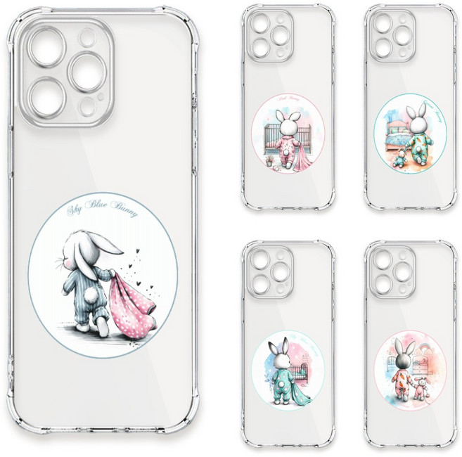 TRON 三星S21 Ultra 小動物小被被系列 四角防摔透明軟殼手機殼