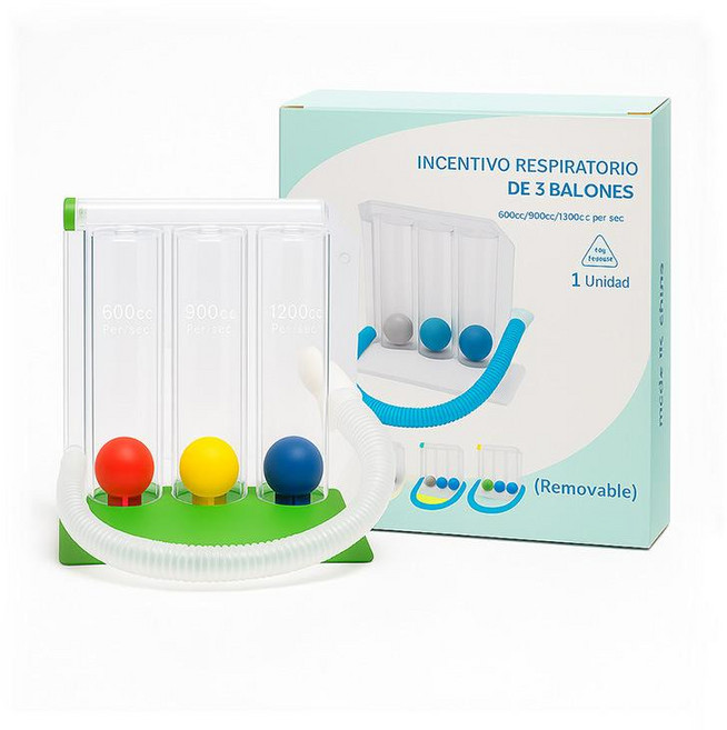 폐활량운동기구 폐활량 복식호흡 보컬학원도쓰는 흉곽호흡기 강화 폐활량늘리기, 3볼 A 분리형 색상 랜덤, 1개