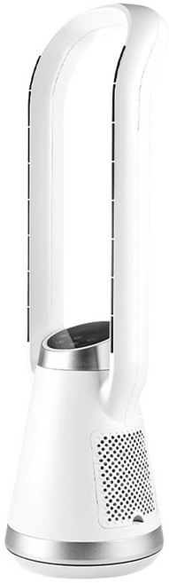 날개없는 LED 무드등 저소음 무풍 선풍기 리모컨 포함 타워형 스탠드 아기 신생아, 1개, 단품