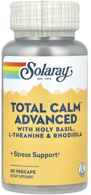 솔라레이 토탈 캄 어드밴스드 60 베지캡슐, 1개, 60정 - 쿠팡