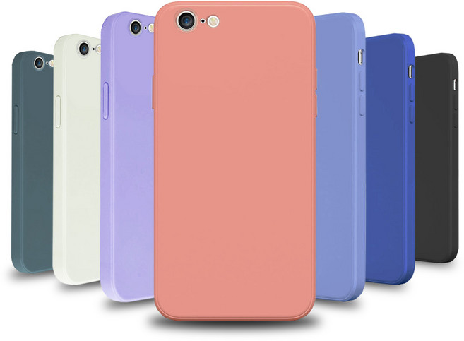 아이폰6/6S용 사각 실리콘 케이스