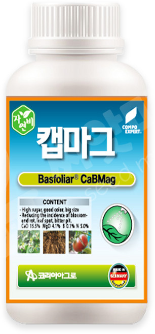 캡마그500ml 코리아아그로 비료컴퍼니 칼슘 마그네슘 비료 식물 칼슘 영양제 고추 배추 마늘 양파, 1개, 500ml